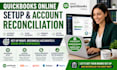 do quickbooks online setup and account reconciliation