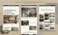 build a professional interior design website