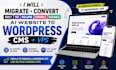 migrate convert bolt v0 relume lovable durable ai website to wordpress cms vps