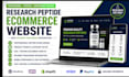 develop a research peptide ecommerce website with payment integration