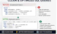 write, fix, and optimize sql queries for your database