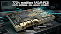 design 77ghz mmwave radar pcb, patch antenna, bga launch and rogers stackup