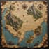 create a unique and detailed custom treasure map