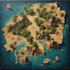 design an amazing vintage pirate treasure map