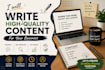 create high quality content for your business