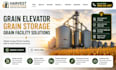 design wix grain elevator website grain storage grain facility website