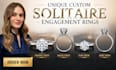 create unique custom solitaire engagement rings designs from your idea or sketch