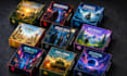 design printable card game box packaging, board game box and 3d mockup