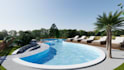 design 3d swimming pool, backyard pool and pool landscape, stadium pool design