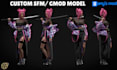 port, create sfm model, tf2 character, l4d2, gmod playermodel, mmd, fnaf model