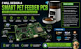 design a smart pet feeder pcb with embedded system and firmware