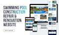 pool website pool construction pool repair swimming pool site pool contractor