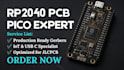 design custom production ready rp2040 raspberry pi pico pcb in kicad