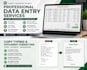 accurate data entry, copy paste and web research