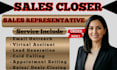 high ticket sales b2b leads generation salesperson sales representative sdr