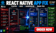 react native expo app ios android apps bugs fix UI issues claude code