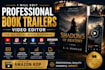 create a cinematic amazon KDP book trailers and book teasers that sells
