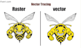 do vector tracing or convert to vector quickly