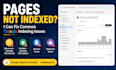 fix indexing issues and index your website on google