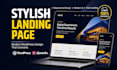 create stylish wordpress landing page using elementor pro