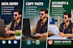 do  data entry, copy paste, excel and finance data entry