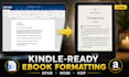 convert your manuscript into a kindle ready ebook for KDP
