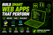 develop a professional web application with django python