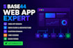 base44 web app app design data flow architecture custom domain vibe coding bugs