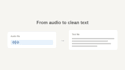 do audio video transcription