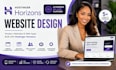 design a hostinger horizons website or web app