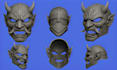 create a custom 3d mask for 3d printing and cosplay