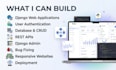 develop a django python web application