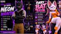 create custom vrchat, furry anime 3d character avatar and vtuber model