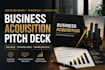 design business acquisition pitch deck ma deck strategic deck compelling deck