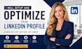 setup and optimize your linkedin profile