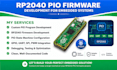 develop rp2040 pio firmware development for embedded systems