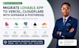 migrate lovable app supabase postgresql cloudflare vercel hosting deployment
