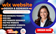 build wix booking website, redesign wix website, fix wix seo