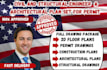structural engineer full permit set civil engineer mep engineer for USA permit