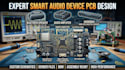 design smart audio device pcb design bluetooth speaker, amplifier, and soundbar