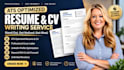 write an ats resume professional CV and optimize your linkedin profile