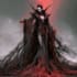 horror vampire lord queen character desing