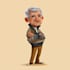 design a professional cartoon character