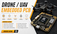 design drone uav embedded pcb stm32 imu gps telemetry esc flight controller