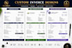 create professional invoices, bills, receipts within 3 hours