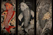 make a traditional japanese irezumi tattoo