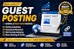provide high quality general guest posts with dofollow