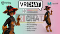 edit fix optimize retexture vrchat avatar physbones toggles vrm vrc for PC quest