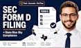 file your sec form d and state blue sky securities notices
