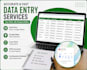 google maps data entry and web research